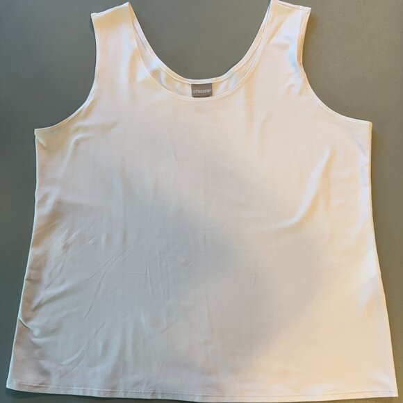 Chico’s Microfiber Cami White Women’s XL/16 (Chico's Size 3) – Pre-Owned - Picture 2 of 6